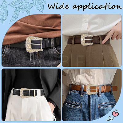 Belt Zinc Alloy Buckle Sets FIND-GF0009-34-1