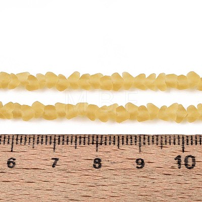 Frosted Transparent Glass Beads Strands LS-GLAA-N016-4mm-23-1