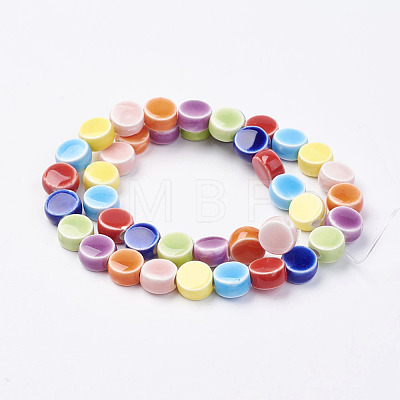 Handmade Porcelain Beads X-PORC-E012-03D-1