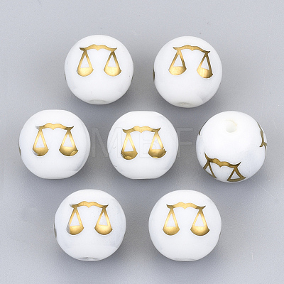 Electroplate Glass Beads EGLA-S178-11I-02-1