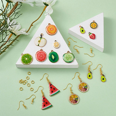 DIY Fruit Theme Earrings Making Kits DIY-PJ0001-05-1