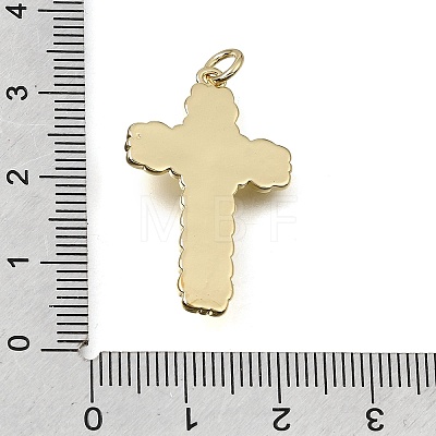 Easter Brass Pendants KK-CBAEEA8-11B-G-1