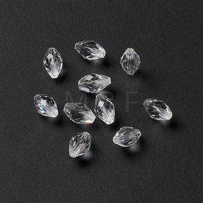 Imitation Austrian Crystal Beads SWAR-F054-9x6mm-01-1