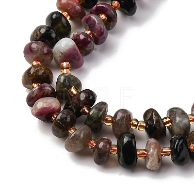 Natural Tourmaline Beads Strands G-RM250109-A4-1