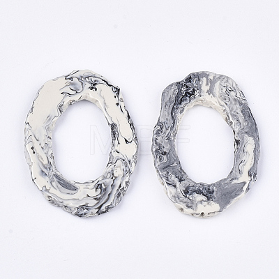 Half Drilled Resin Beads RESI-S374-31A-1