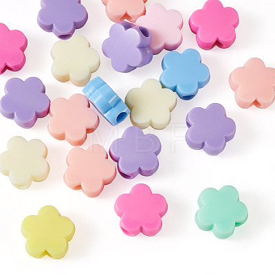 Acrylic European Beads MACR-TAC0001-28C-1