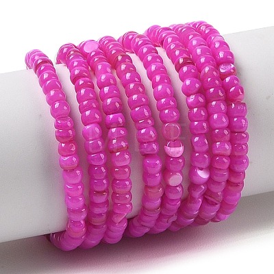 Natural Freshwater Shell Beads Strands SHEL-P017-01B-01-1