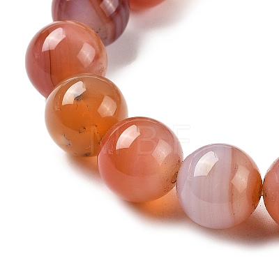 Natural Multi-Color Agate Beads Strands G-A261-B21-14mm-1