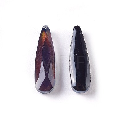 Faceted Glass Cabochons GLAA-E411-05-1