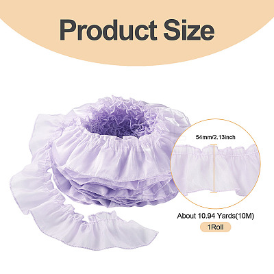 Polyester Lace Ribbon OCOR-TAC0035-25F-1