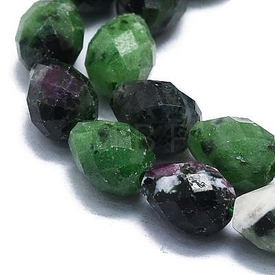 Natural Ruby in Zoisite Beads Strands G-K245-S01-01-1