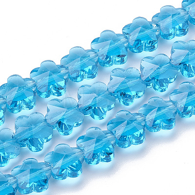 Transparent Glass Beads LS-GLAA-Q066-10mm-C18-1