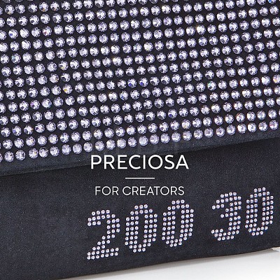Preciosa® MAXIMA Crystal No Hotfix Flatback Stones Y-PRC-NSS10-10220-200-1
