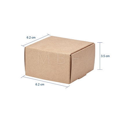 Kraft Paper Box CON-WH0036-01-1
