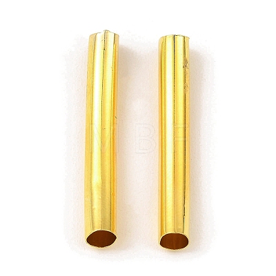 Brass Tube Beads KK-D040-01G-1
