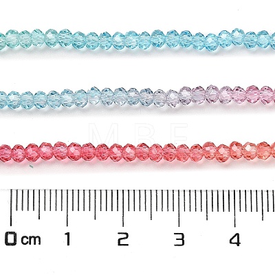 Transparent Painted Glass Beads Strands LS-DGLA-A034-T2mm-A11-1