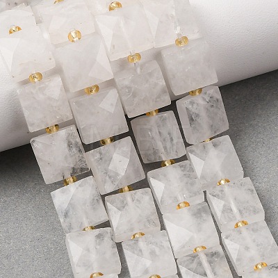 Natural Quartz Crystal Beads Strands G-F839-A31-01-1