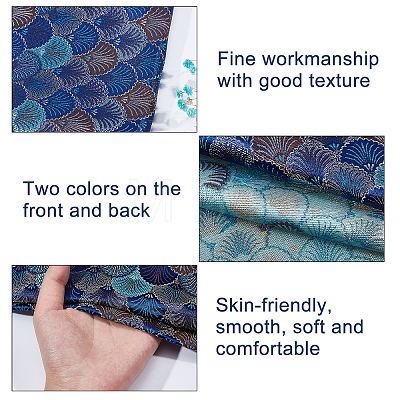 Ethnic Style Embroidery Nylon Ribbons DIY-WH0326-39-1