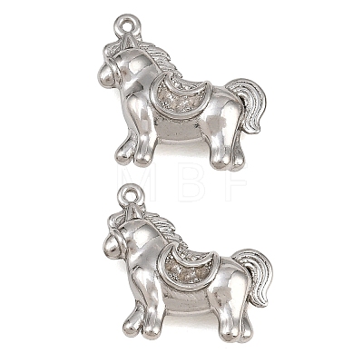 201 Stainless Steel Pendants Rhinestone Settings SA-CBA9448-03P-1