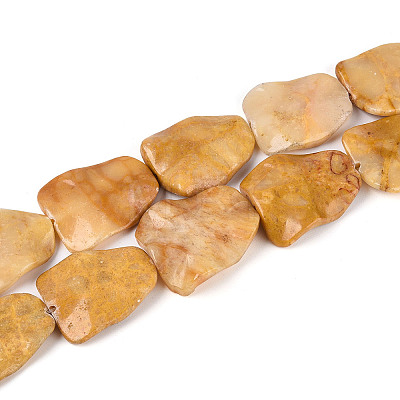 Natural Mookaite Beads Strands G-T143-20C-1