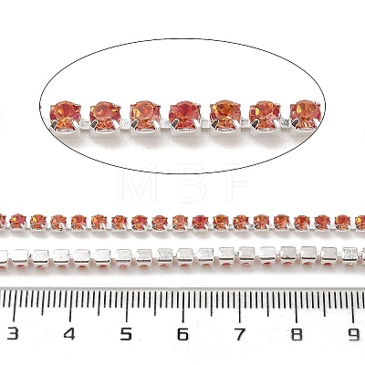 Iron Rhinestone Cup Chains CH-A008-02A-1