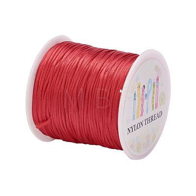 Nylon Satin Rattail Cords NWIR-JP0010-1.0mm-700-1