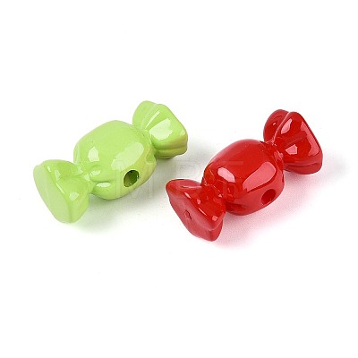 Opaque Acrylic Beads SACR-T035-30M-1
