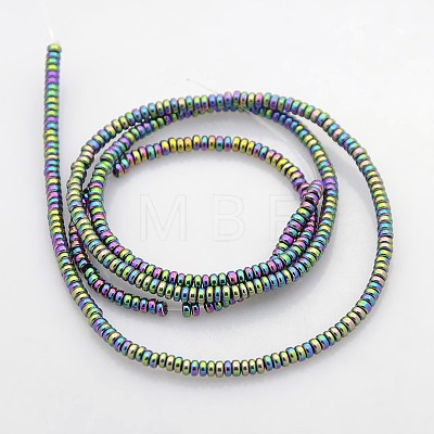 Electroplate Non-magnetic Synthetic Hematite Beads Strands G-J216D-10-1