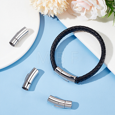 4Pcs 316 Surgical Stainless Steel Bayonet Clasps STAS-UN0059-06-1