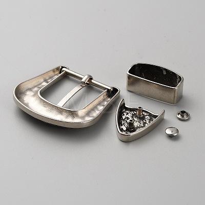 Belt Alloy Buckle Sets FIND-WH0126-287AS-1