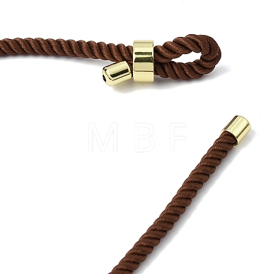 3MM Round Nylon Milan Cord Necklaces Making BJEW-H642-01G-1
