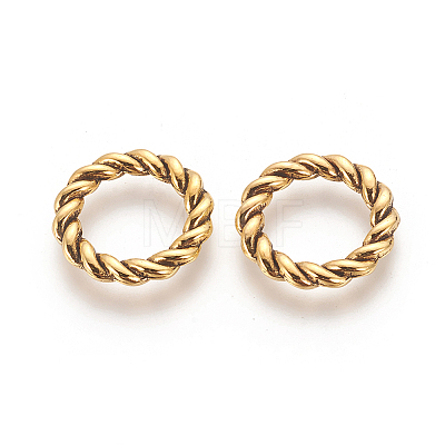 Tibetan Style Linking Rings LS-X-TIBE-S050-AG-LF-1