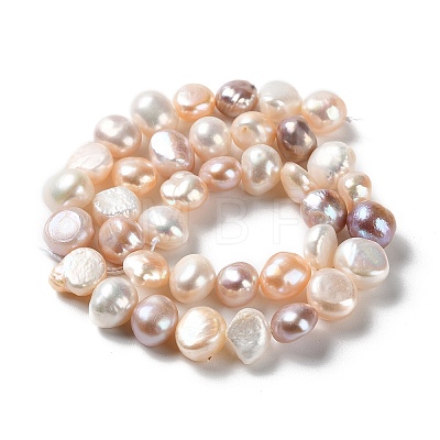 Natural Cultured Freshwater Pearl Beads Strands PEAR-E018-92-1