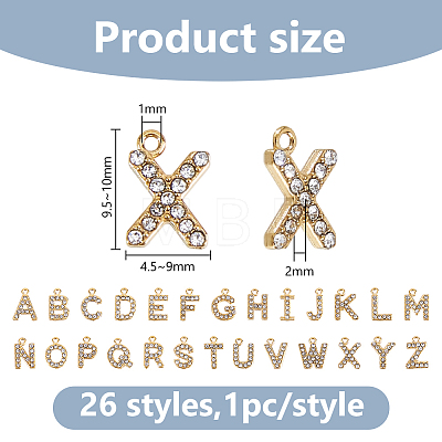 304 Stainless Steel and Rhinestone Pendants STAS-DC0017-51-1