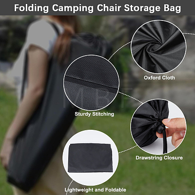 Polyester Bracket Storage Drawstring Bags ABAG-CP0001-22B-1