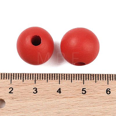 Wood European Beads WOOD-M014-01A-1