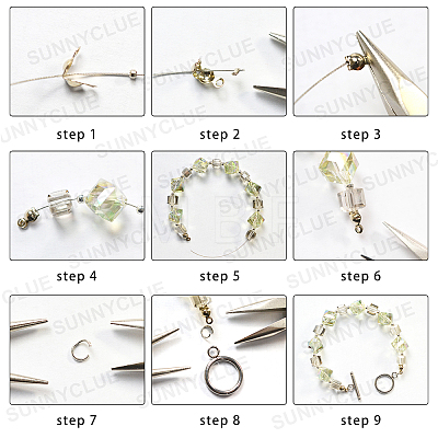 SUNNYCLUE DIY Bracelets Making Kits DIY-SC0012-77-1