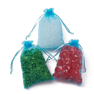 Organza Gift Bags with Drawstring X-OP-R016-10x15cm-17-1