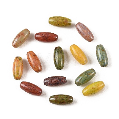 Baking Paint Glass Beads DGLA-G004-02H-1