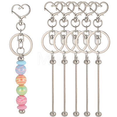10Pcs Alloy Keychain Clasps KEYC-SC0001-79B-1