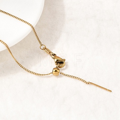 1.5MM Unisex 304 Stainless Steel Curb Chain Necklaces NJEW-P356-15G-1