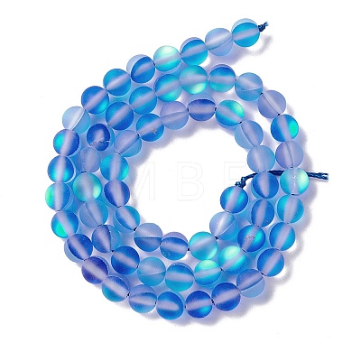Synthetic Moonstone Beads Strands G-E573-01A-19-1