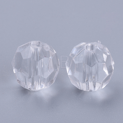 Transparent Acrylic Beads X-TACR-Q257-10mm-V01-1