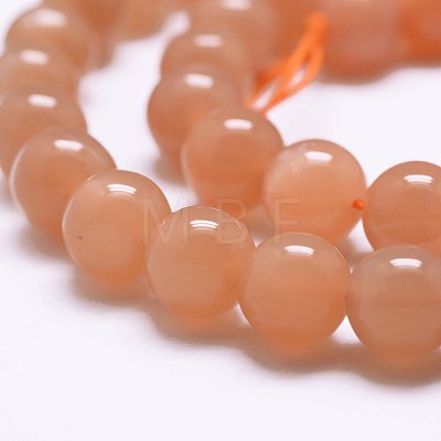 Natural Sunstone Beads Strands G-J363-10-8mm-1