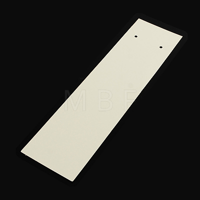Rectangle Shape Cardboard Necklace Display Cards CDIS-Q001-18-1