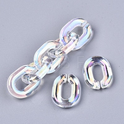 Transparent Acrylic Linkings Rings PACR-N010-030A-01-1