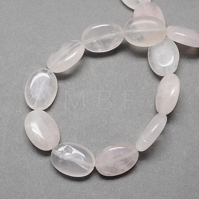 Natural Rose Quartz Stone Beads Strands G-S113-09-1