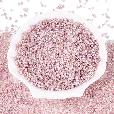 Picasso Glass Seed Beads SEED-Q041-02F-1