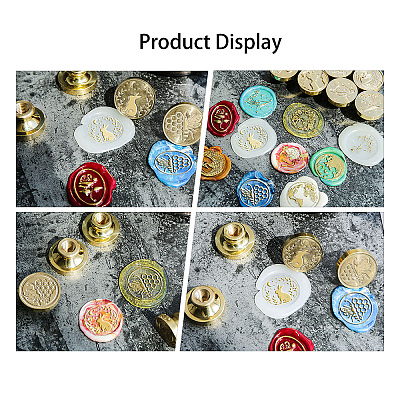 Wax Seal Stamp Set AJEW-WH0208-513-1