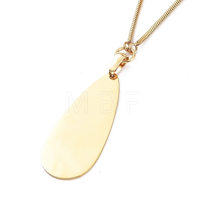 304 Stainless Steel Double Layer Necklaces NJEW-M181-26G-1